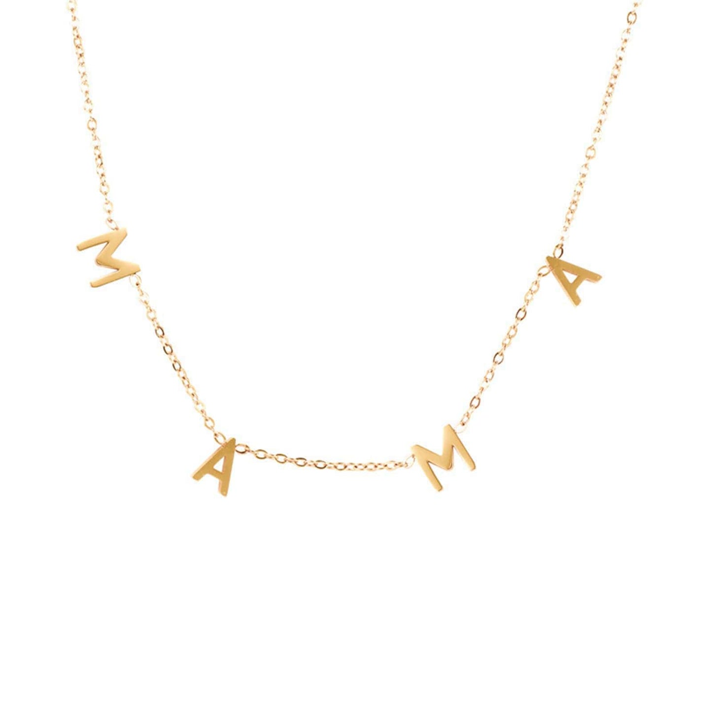 The Smiley Face Boutique Gold ๐ MAMA Letter Necklace