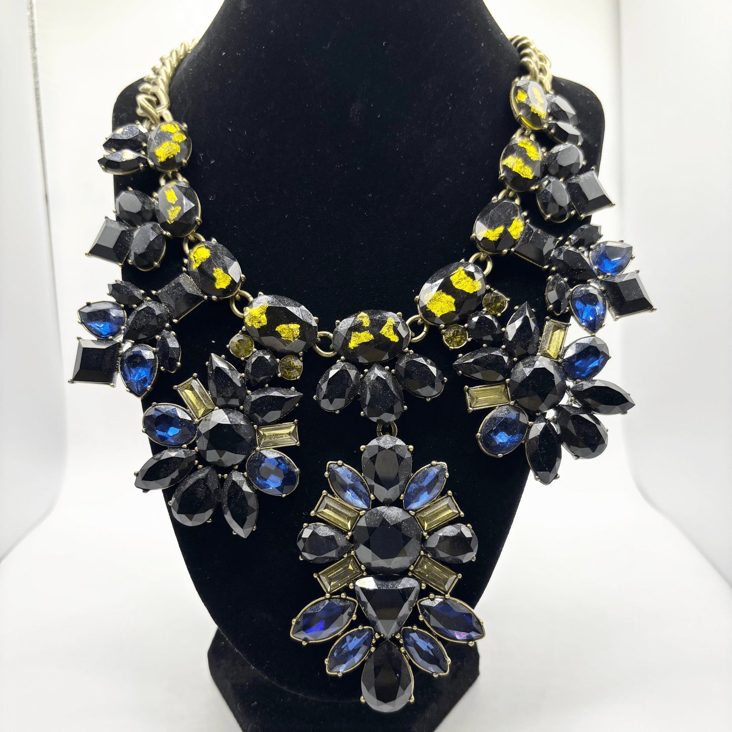 The Smiley Face Boutique Midnight Luxe Statement Necklace – One of a Kind