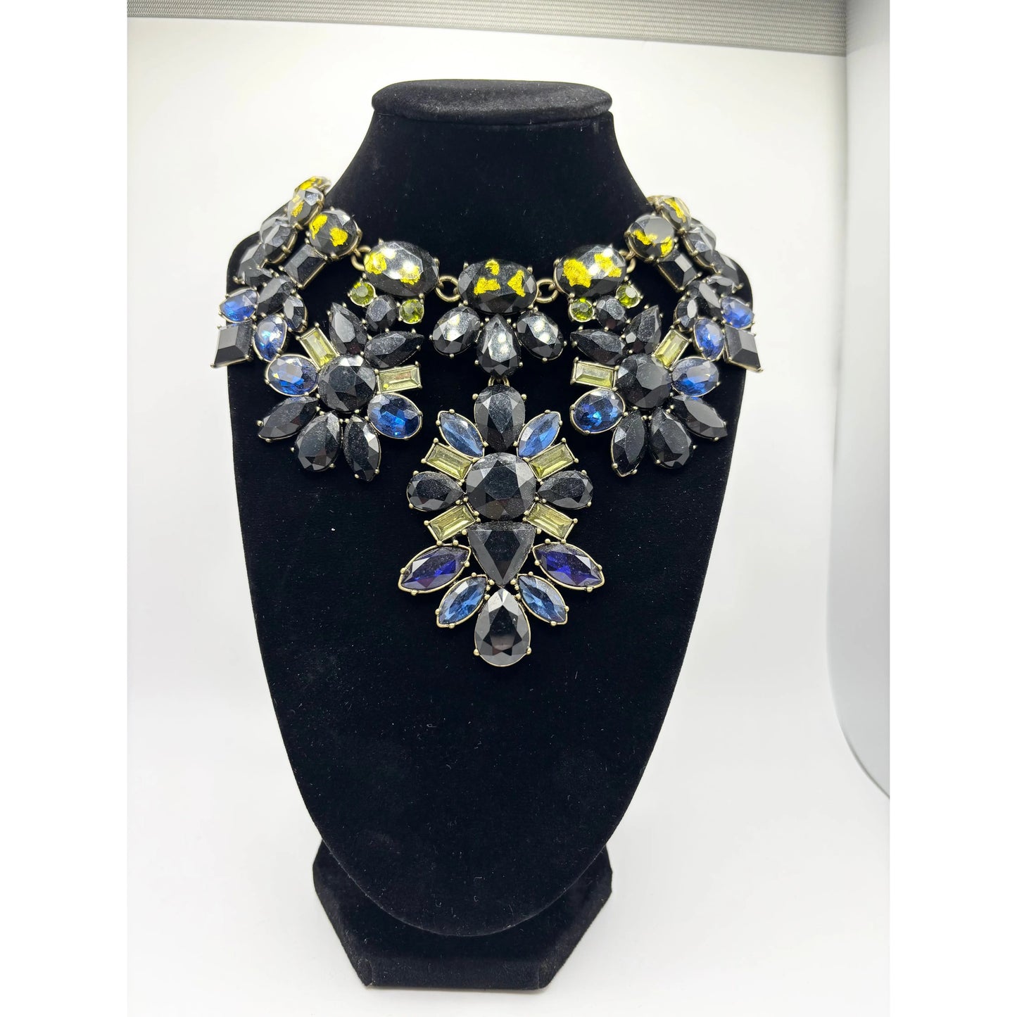 The Smiley Face Boutique Midnight Luxe Statement Necklace – One of a Kind