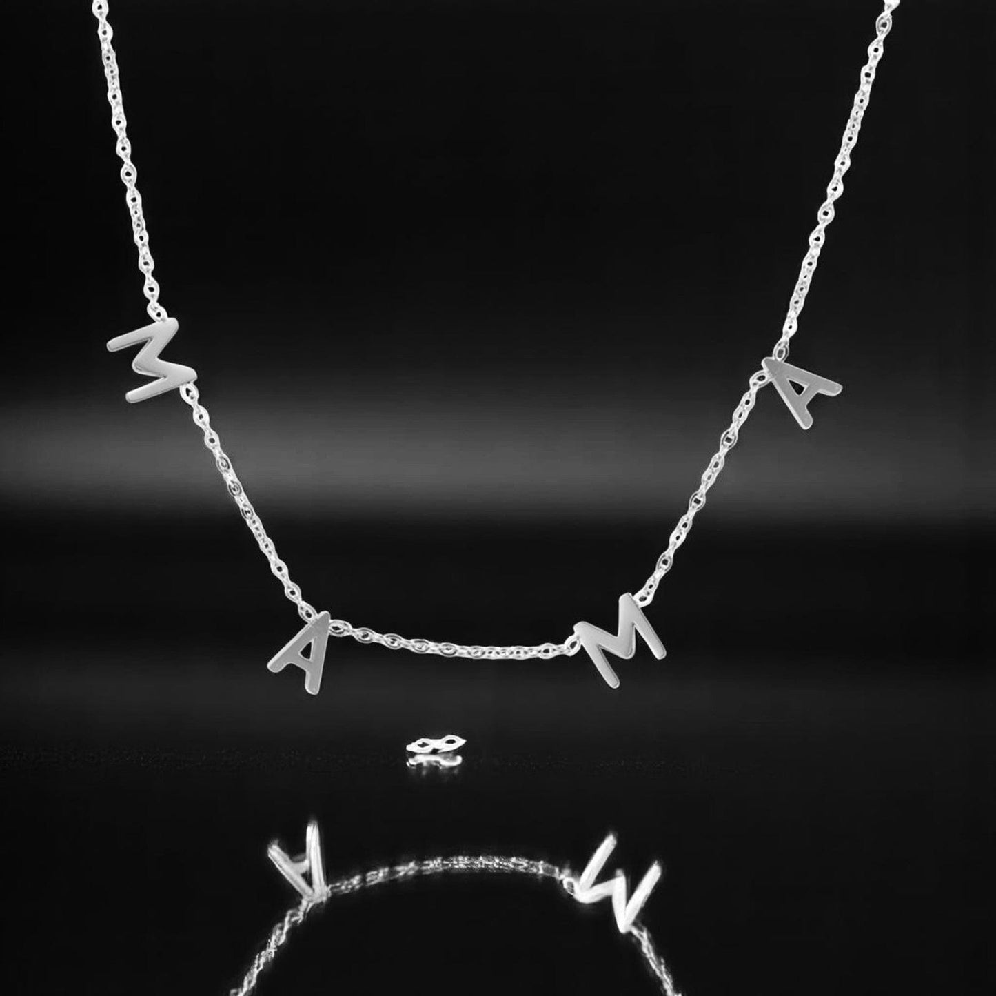 The Smiley Face Boutique Silver ๐ MAMA Letter Necklace