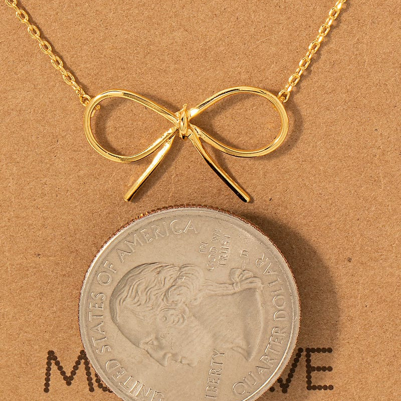 The Smiley Face Boutique π Tie It All Together: Bow Necklace π