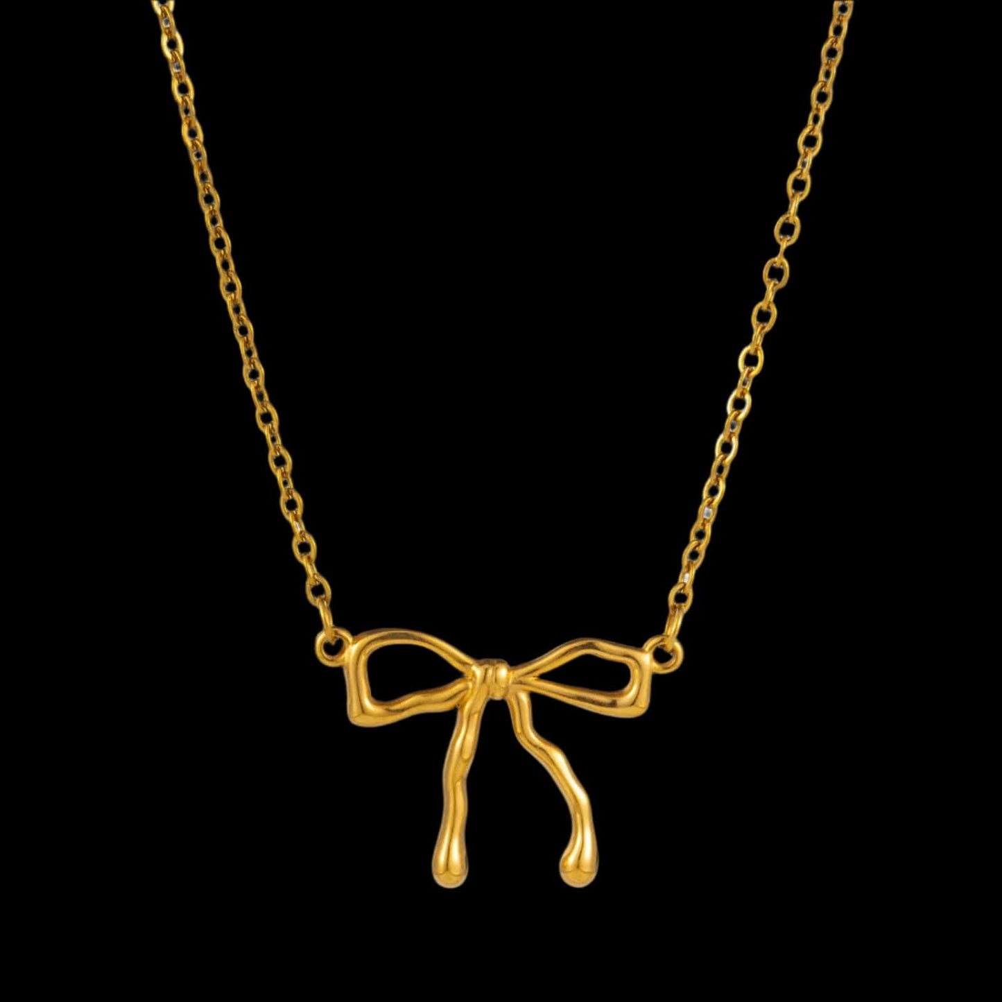 The Smiley Face Boutique š Tied With a Wink Necklace