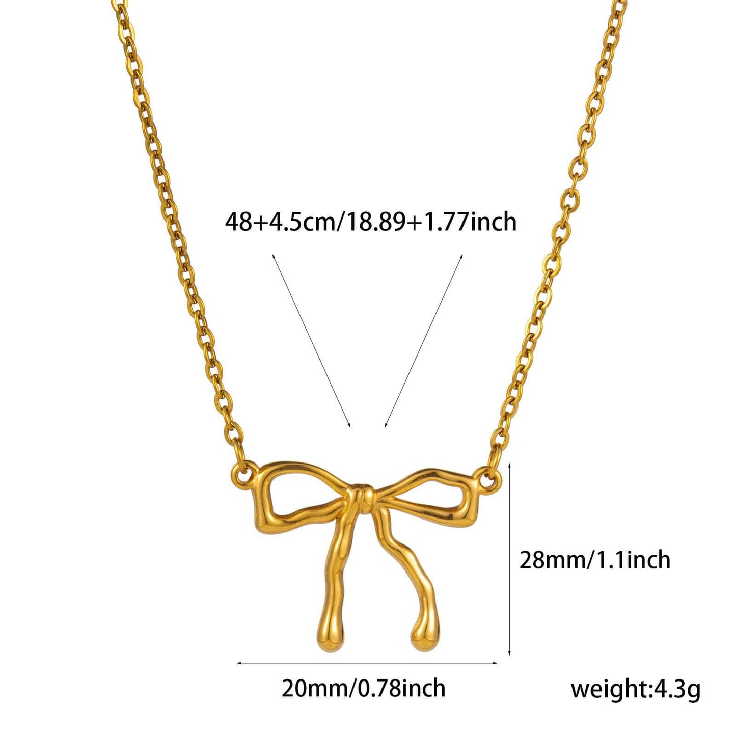 The Smiley Face Boutique š Tied With a Wink Necklace