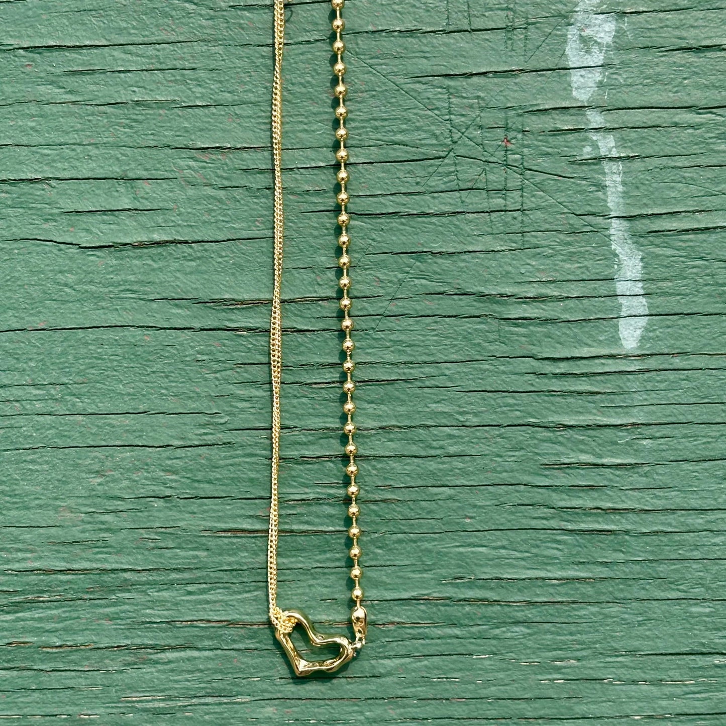 Whitney's Whimzees Offbeat Heart Necklace 💛