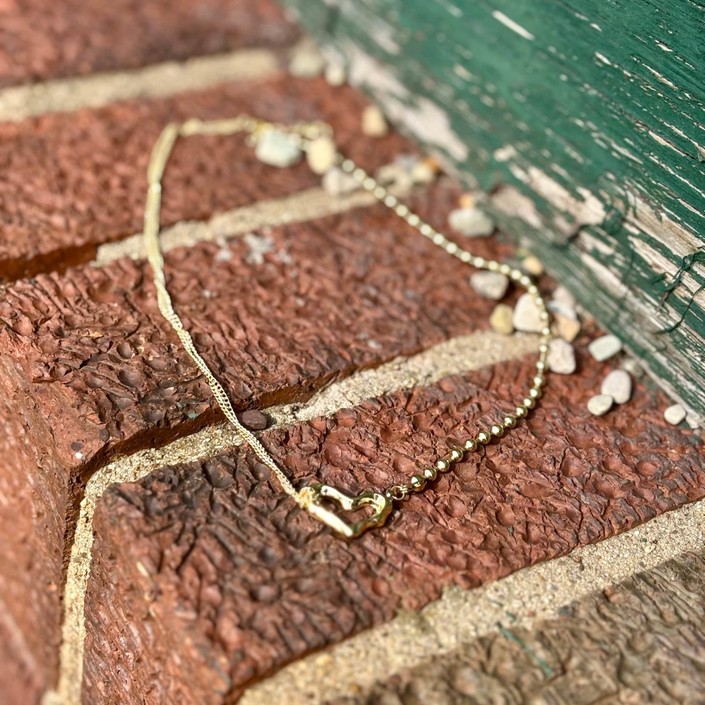 Whitney's Whimzees Offbeat Heart Necklace 💛