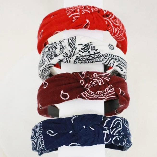 The Smiley Face Boutique Bandana Babe Knotted Headband
