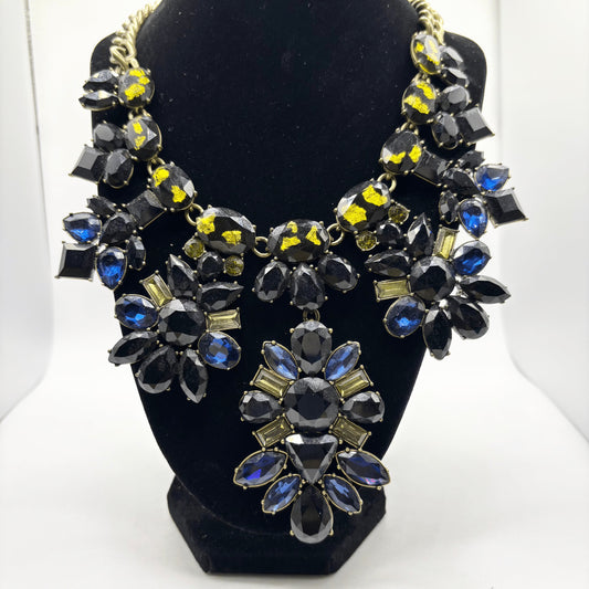 The Smiley Face Boutique Midnight Luxe Statement Necklace – One of a Kind