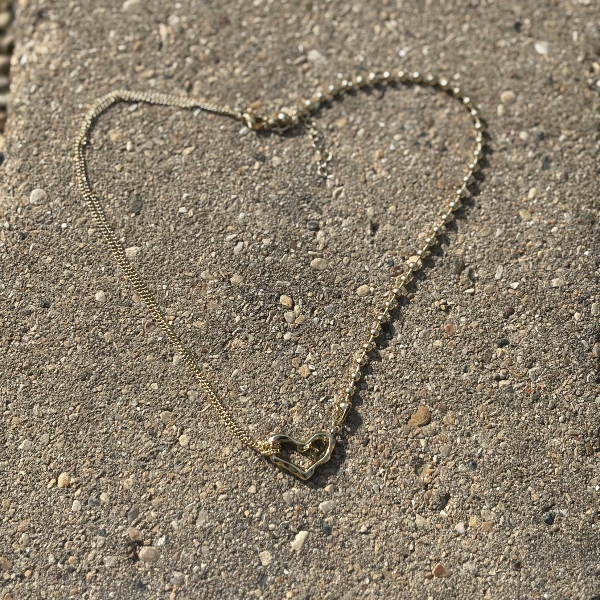 Whitney's Whimzees Offbeat Heart Necklace 💛